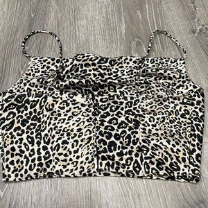 Windsor Cheetah 1/2 Shirt Size Small C2